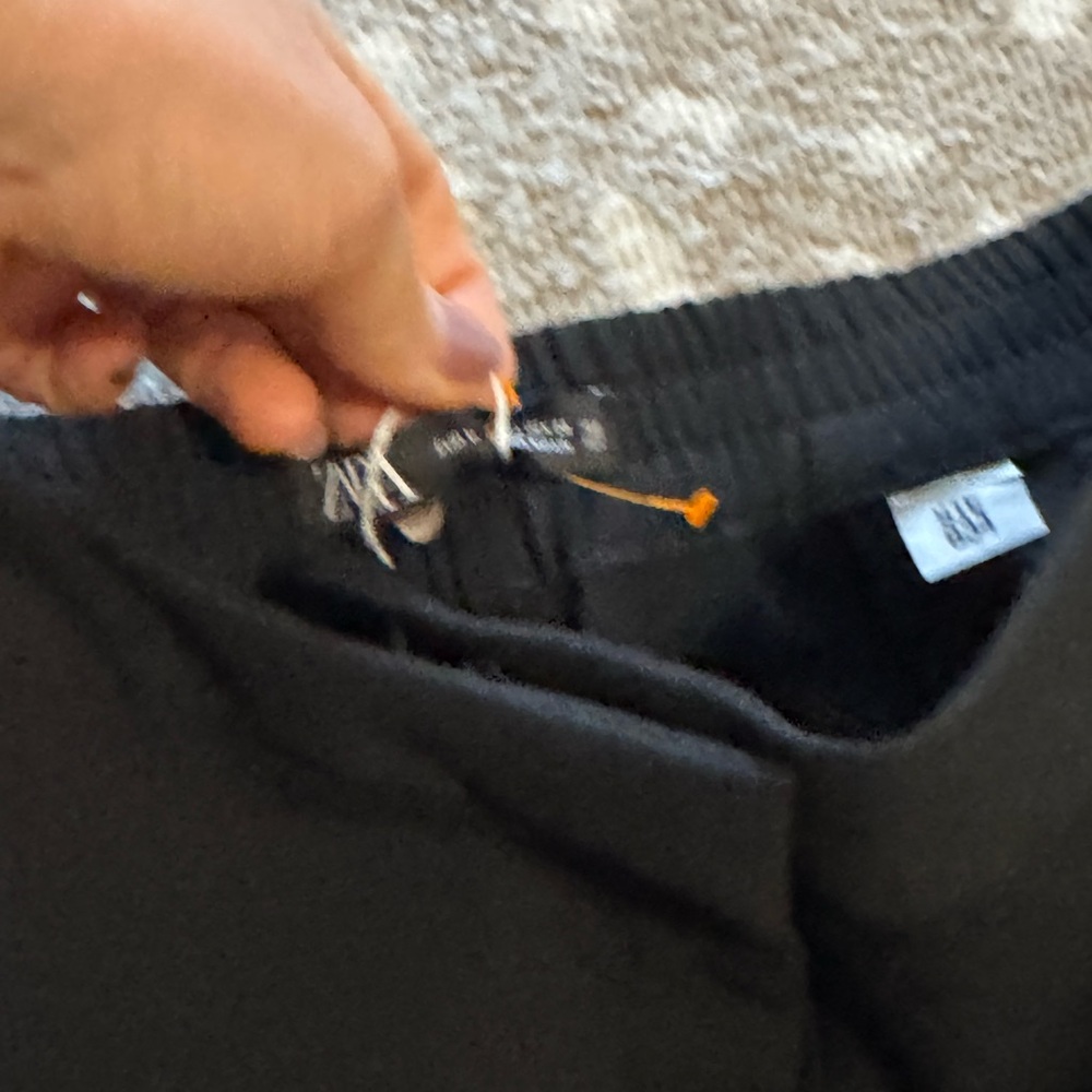 Zara Black Wide-Leg Pants - Picture 5 of 6